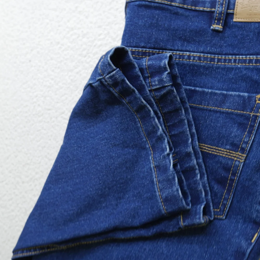 Duke Haband Jeans Mens 32x29 Straight Fit Blue Denim Classic High Rise Stretch